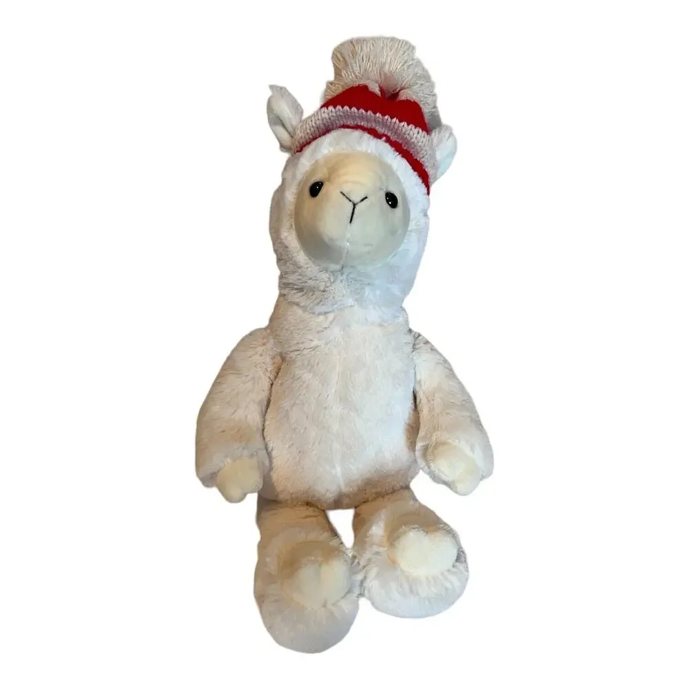 GUND Lionel The‎ Llama 15 Inch Plush with winter beanie hat EUCG